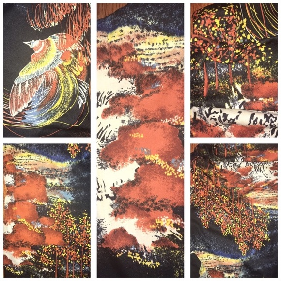 🍂🍁 Fall Free People Inspired Vintage Autumn Intarsia Shirt Sz S - Picture 5 of 8